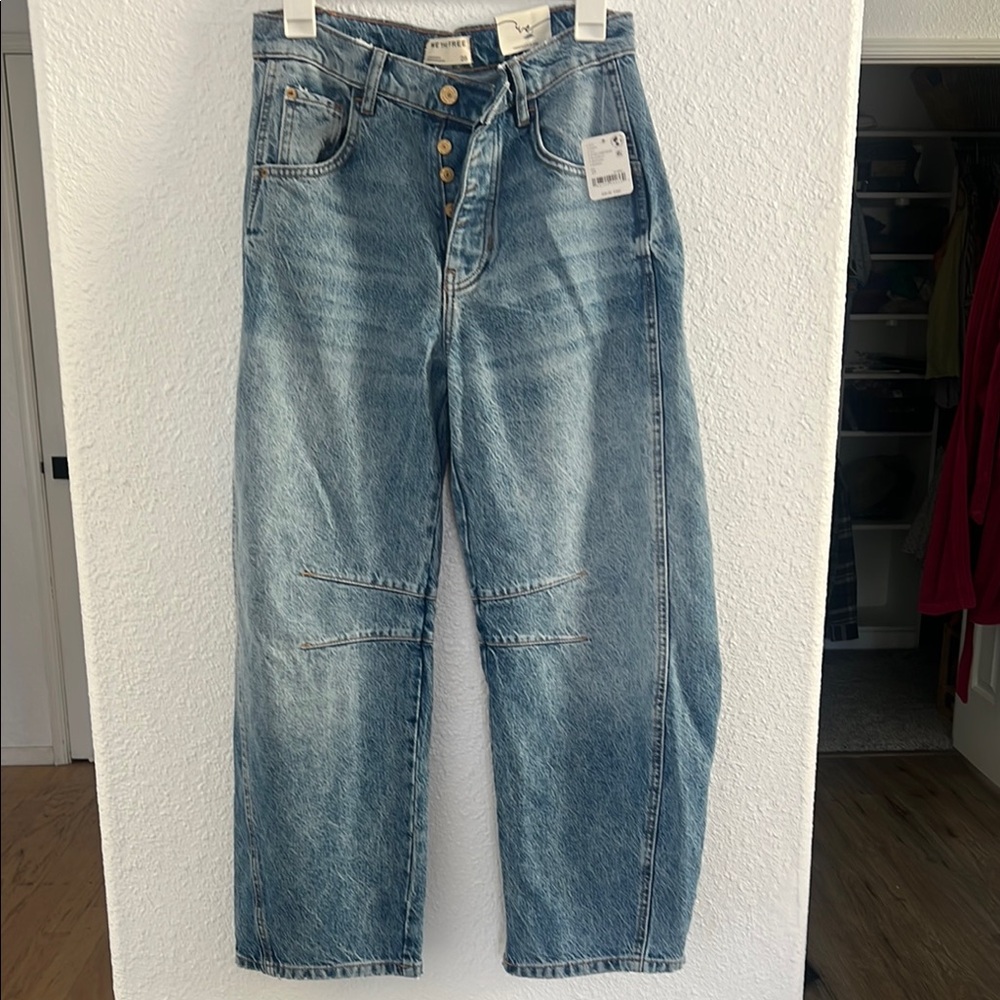 Free People Barrel Jeans (25)